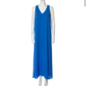 Alice + Olivia Royal Blue Sleeveless Maxi Dress